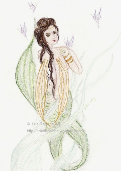 mermaid fairy by Julie Rabischung
